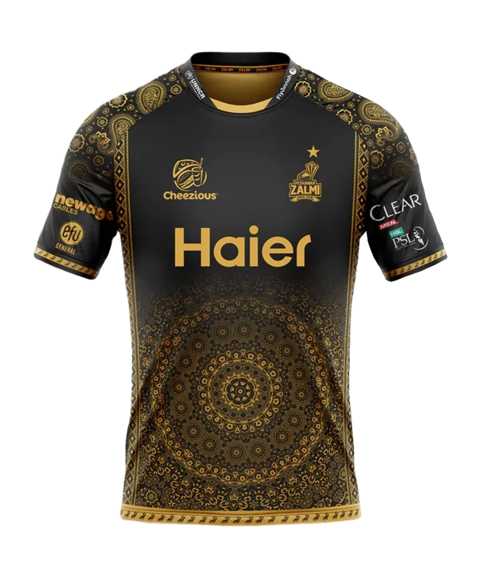 Peshawar Zalmi Away Jersey 2025 - PSL 10
