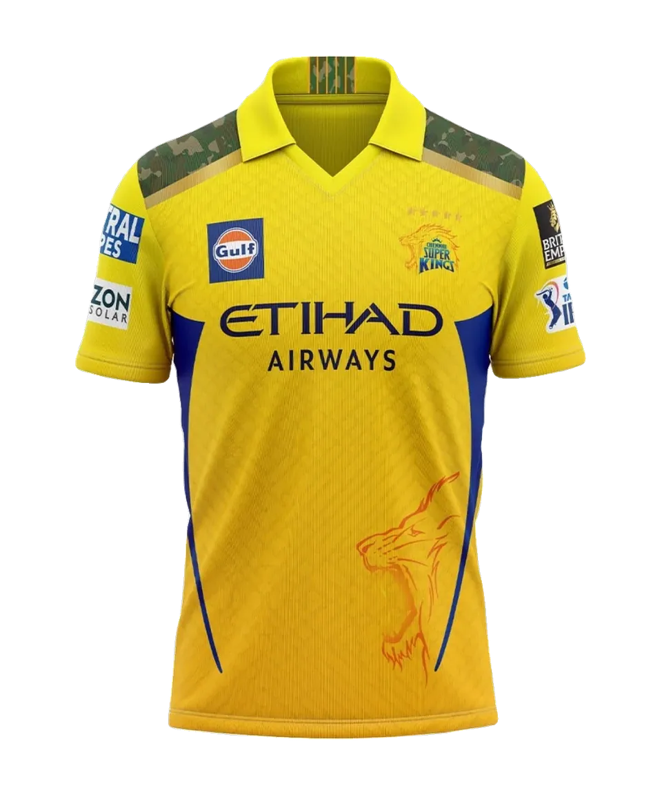 Chennai Super Kings 2025 Jersey IPL - CSK Shirt