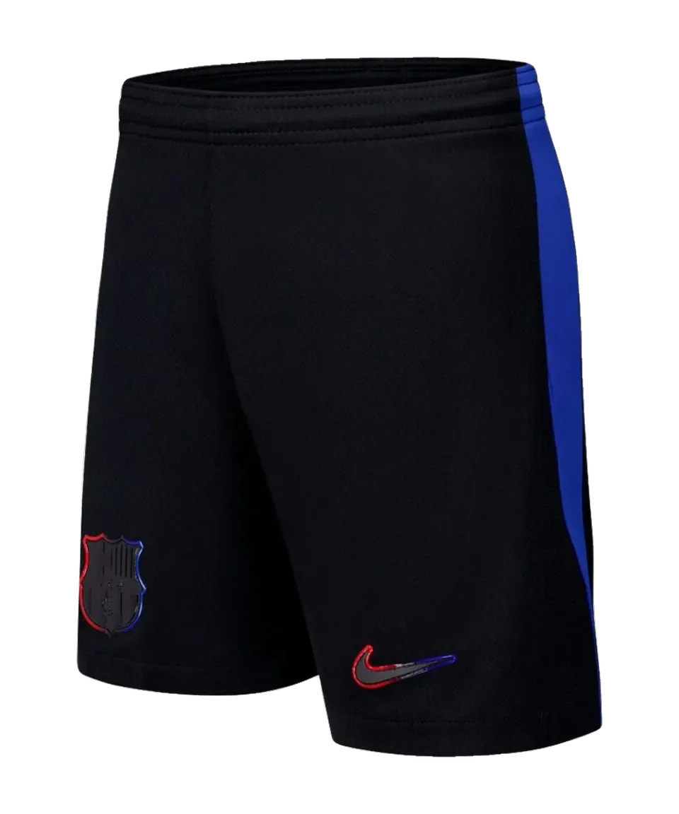 Barcelona Away Kit Shorts 2024-25 - Black