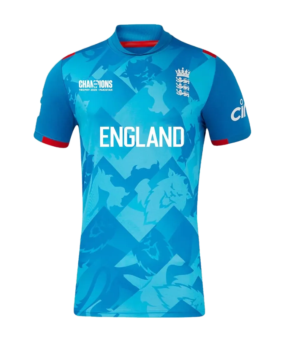 England ICC Champions Trophy Shirt 2025 cricket