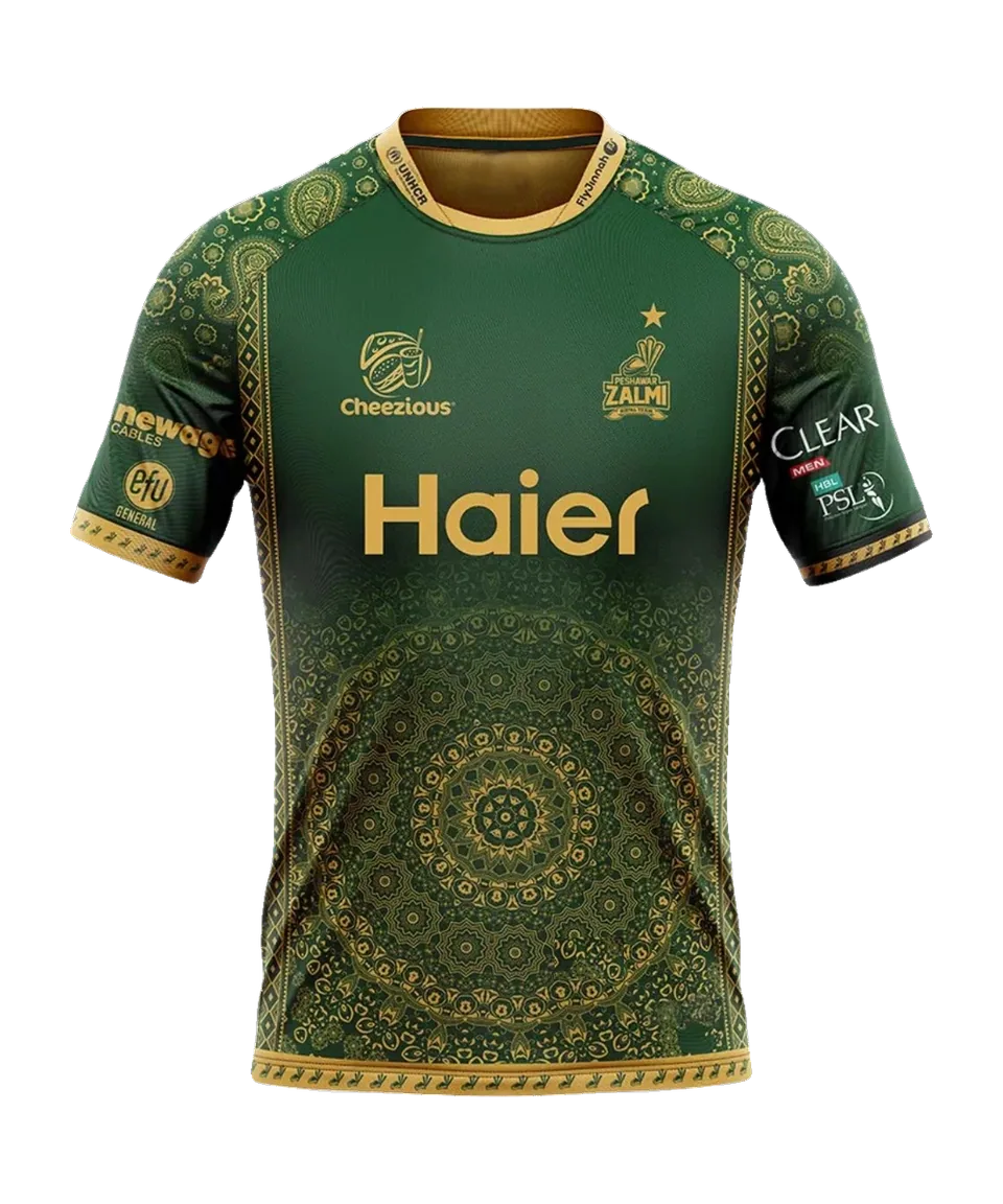 Peshawar Zalmi Pakistan Edition Green Shirt 2025