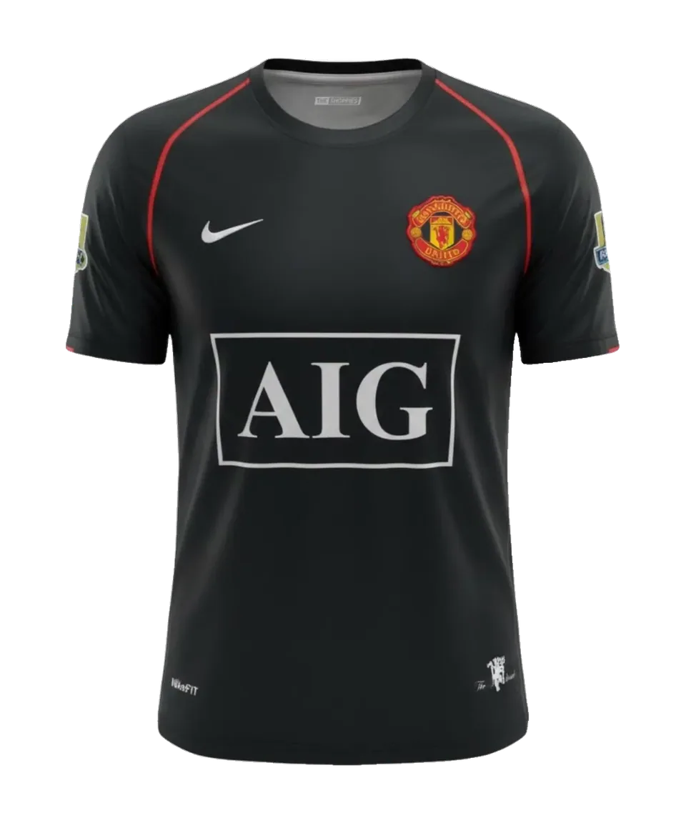 Manchester United 2007-08 Black Shirt Ronaldo 7