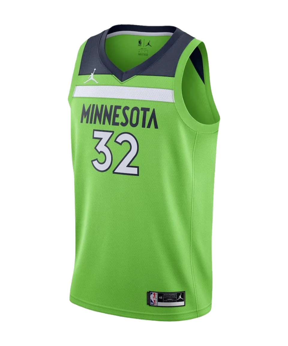 Minnesota Timberwolves Jersey - Green Edition - NBA Basketball
