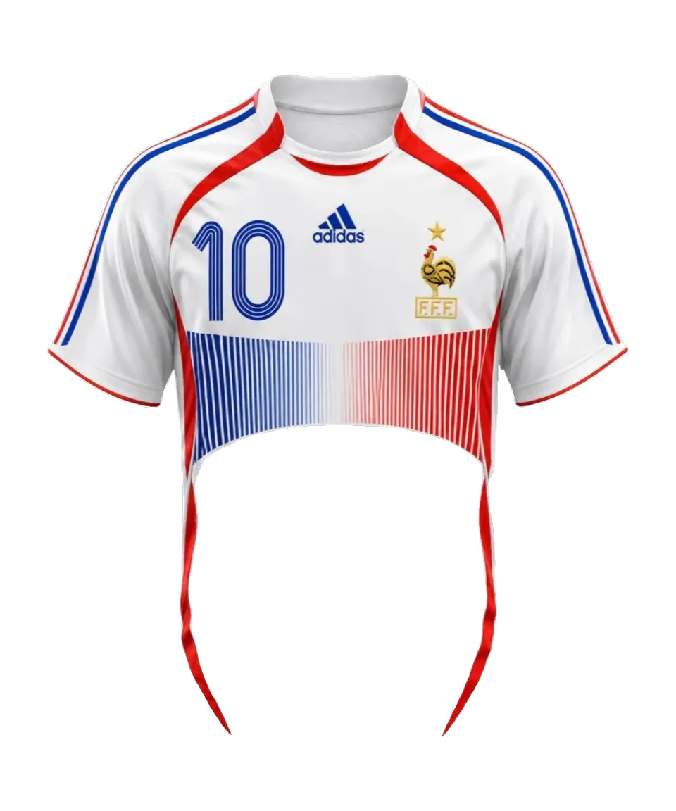 France FIFA World Cup 2006 Jersey Zinedine Zidane Retro